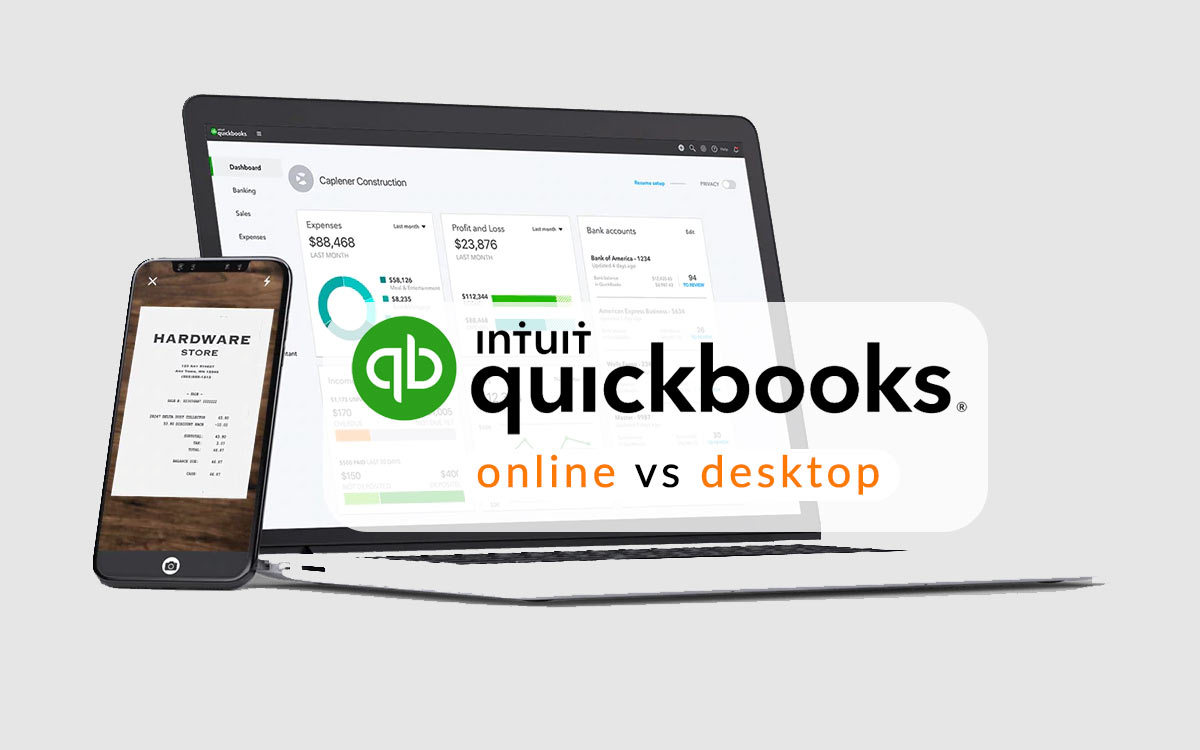 quickbooks online vs desktop - which one is right for you